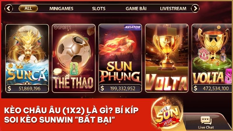 keo chau au 1x2 la gi - Kèo Châu Âu (1x2) Là Gì? Bí Kíp Soi Kèo Bóng Đá Sunwin "Bất Bại" Từ Cao Thủ